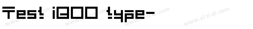 Test iQOO type字体转换